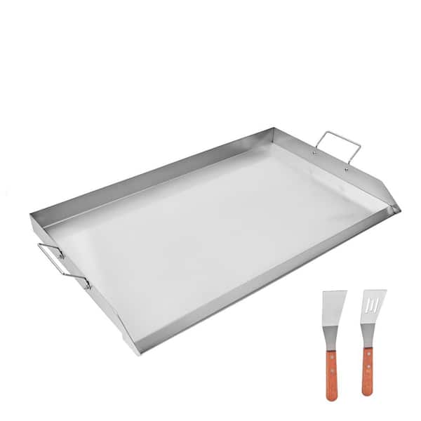36 x 22 in. Stainless Steel Flat Top BBQ Griddle Grill Pan