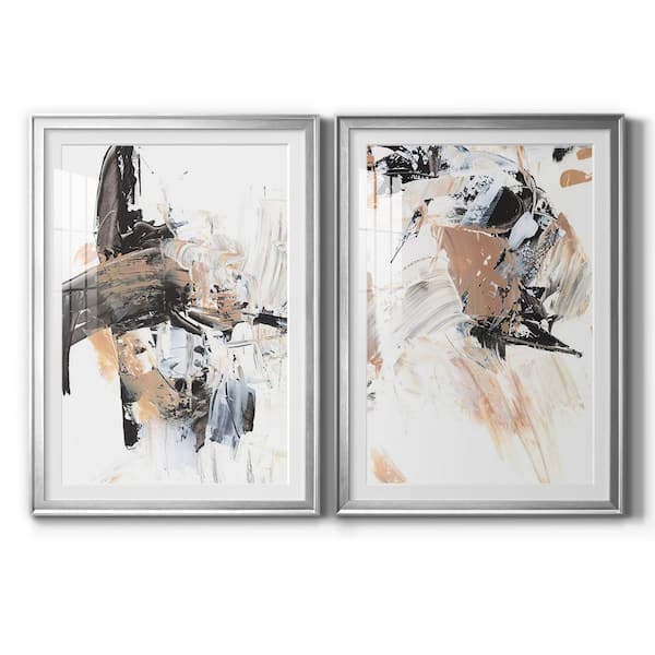 Wexford Home "Ruckus I" by Wexford Homes 2 Pieces Framed Abstract Paper Art Print 22.5 in. x 30.5 in.