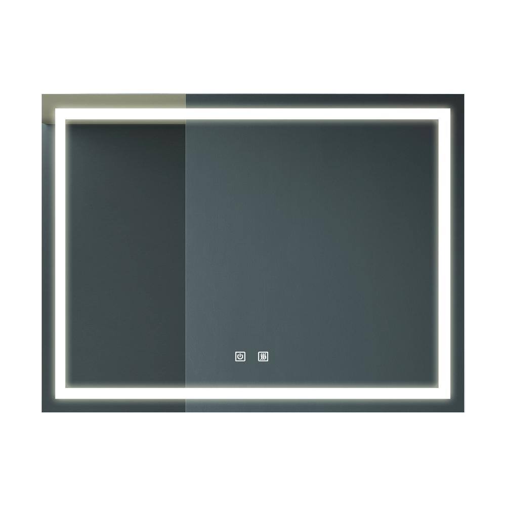 Anky 48 in. W x 36 in. H Rectangular Frameless Wall Mounted LED Bathroom Vanity Mirror price history on PriceWatchPro