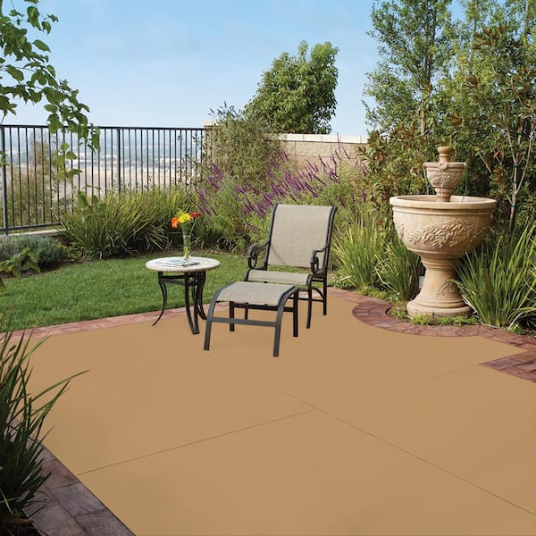5 gal. #PFC-29 Gold Torch Solid Color Flat Interior/Exterior Concrete Stain