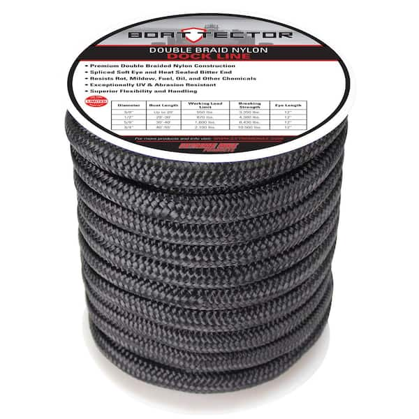 Buy Dock Line 3/8 x 20' Pre-Spliced Double Braid Nylon in Canada  Binnacle.com