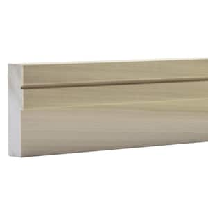 .75 in. D x 2.5 in. W x 92 in. L Unfinished Poplar Wood Tova Chair Rail Moulding