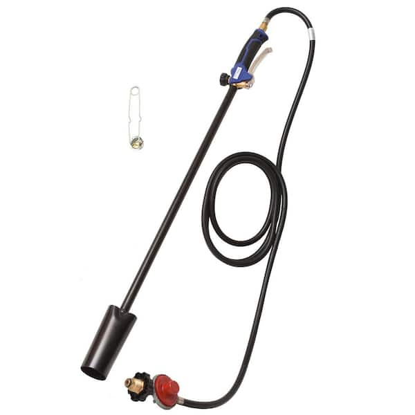 100,000 BTU Propane Torch Kit Heavy-Duty Weed Burner with Flint Striker