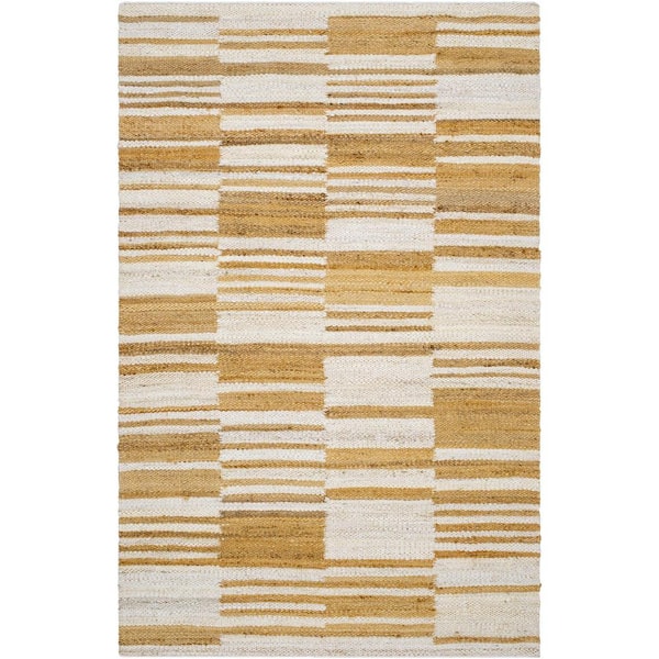Surya Kamey Natural/Abstract Cottage 2 ft. x 3 ft. Indoor Area Rug