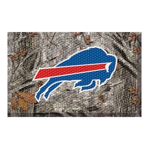 NFL - Buffalo Bills 19 in. x 30 in. Outdoor Camo Scraper Mat Door Mat