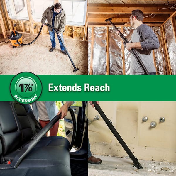 1-7/8 in. VT1708 Extension Wand Accessory Shop Vacuum Attachment for RIDGID Wet Dry Vacs Hoses and Wands