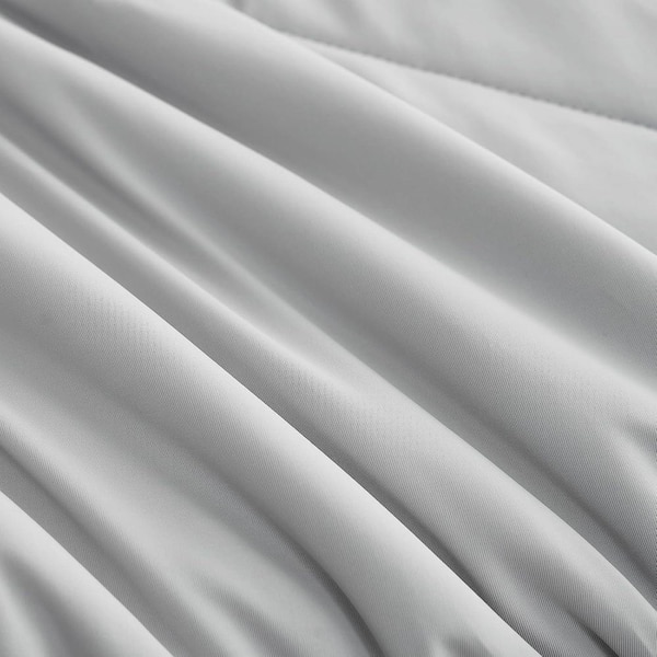 Cooling Blanket for Hot Sleepers King Gray Knitted Nylon Instant Moisture Wicking Soft Lightweight Blanket