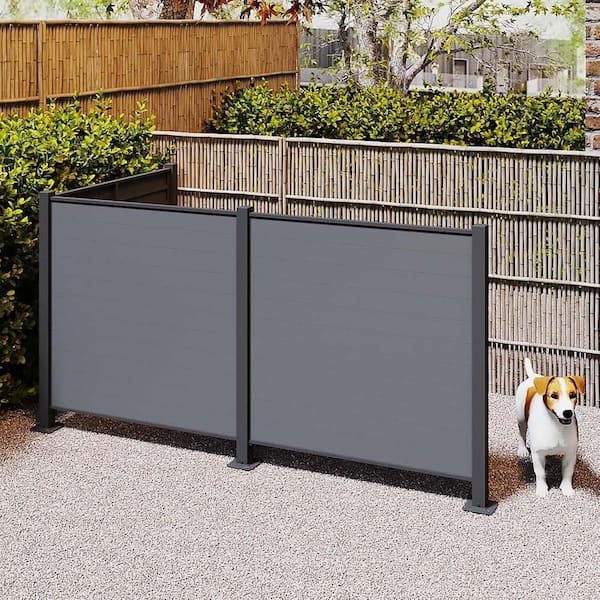 50 in. x 50 in. H Metal Outdoor Privacy Screen, Air Conditioner