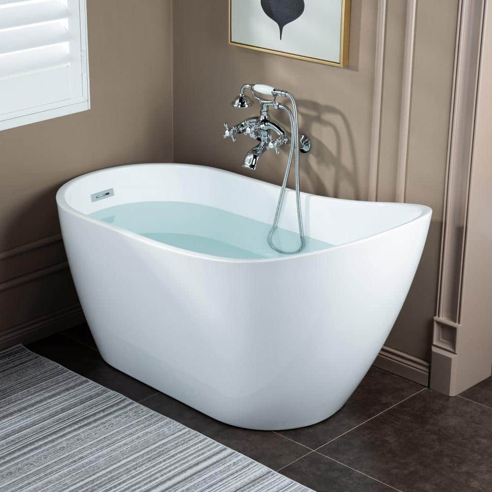 Aether Chrome 3 Handle Wall Roman Tub Faucet with Diverter