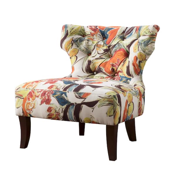 Madison Park Bree Multi Tufted Accent Armless Chair FPF18 0416 The   Multi Madison Park Accent Chairs Fpf18 0416 64 600 