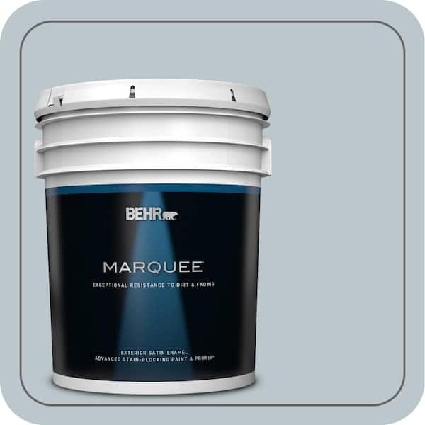 5 gal. #PPH-42 Nautical Gray Satin Enamel Exterior Paint & Primer