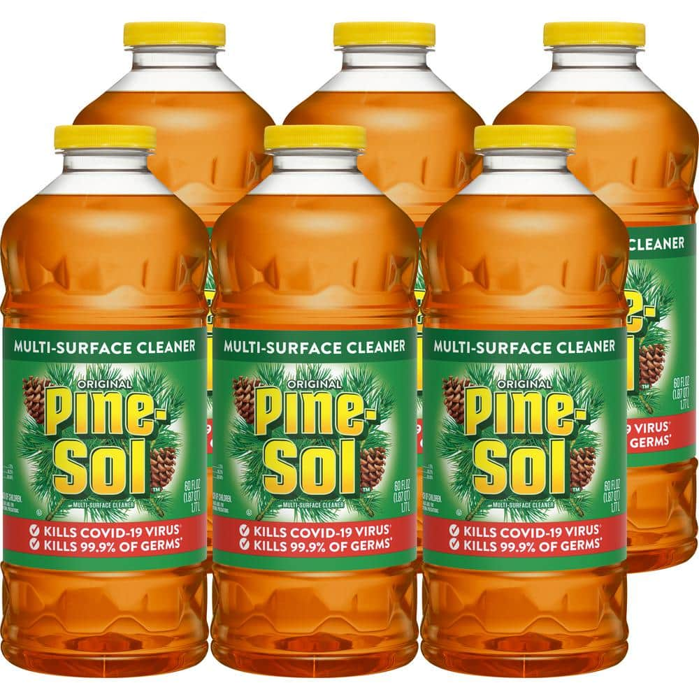 Pine-Sol 60 oz. Original Pine All Purpose Multi-Surface Cleaner (6-Pack ...