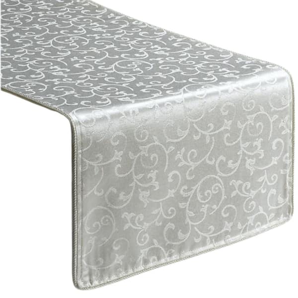 Lenox Opal Innocence Runner, Platinum - 14"W x 90"L