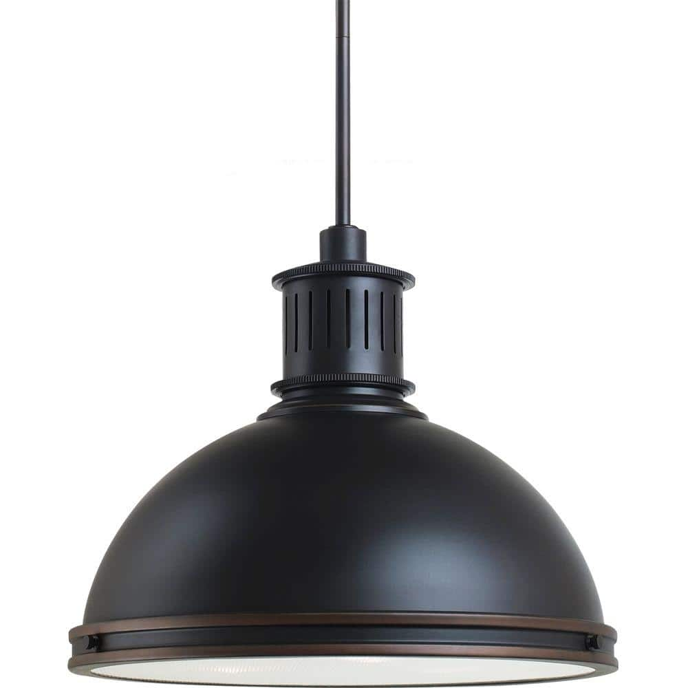 Generation Lighting Pratt Street Metal 3-Light Autumn Bronze Pendant  65087-715 - The Home Depot