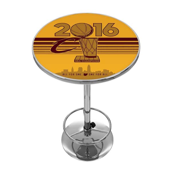 Trademark Global NBA Cleveland Cavaliers Chrome Pub/Bar Table