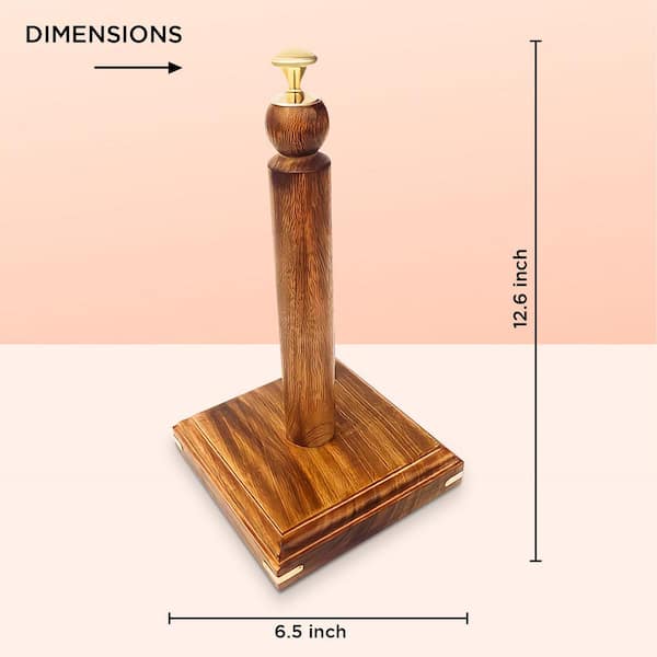 Decorative Paper Towel Holder Stand Handmade Crafted by Rtzen-décor 