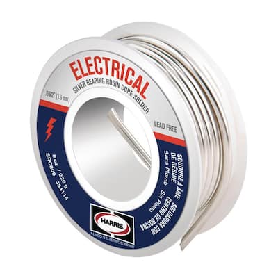 Tradeflame 85g Plumbing Solder 3mm silver bearing Solid wire solder Lead free 