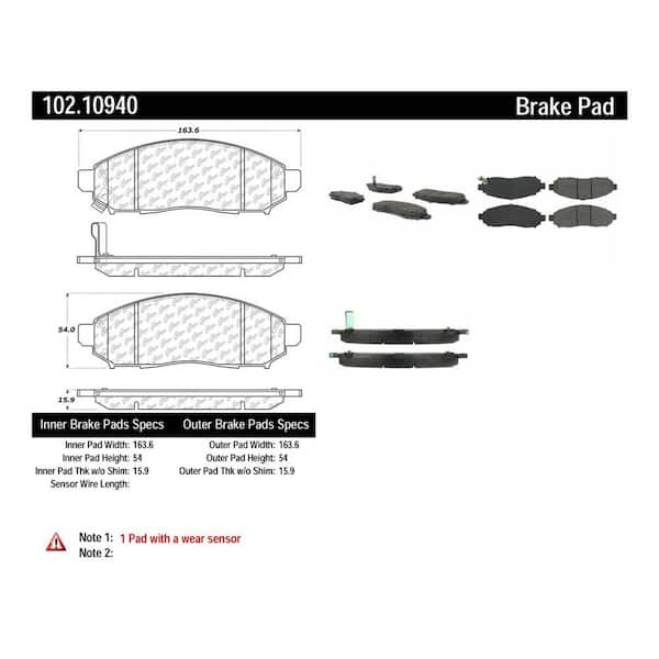 Centric Parts Disc Brake Pad Set