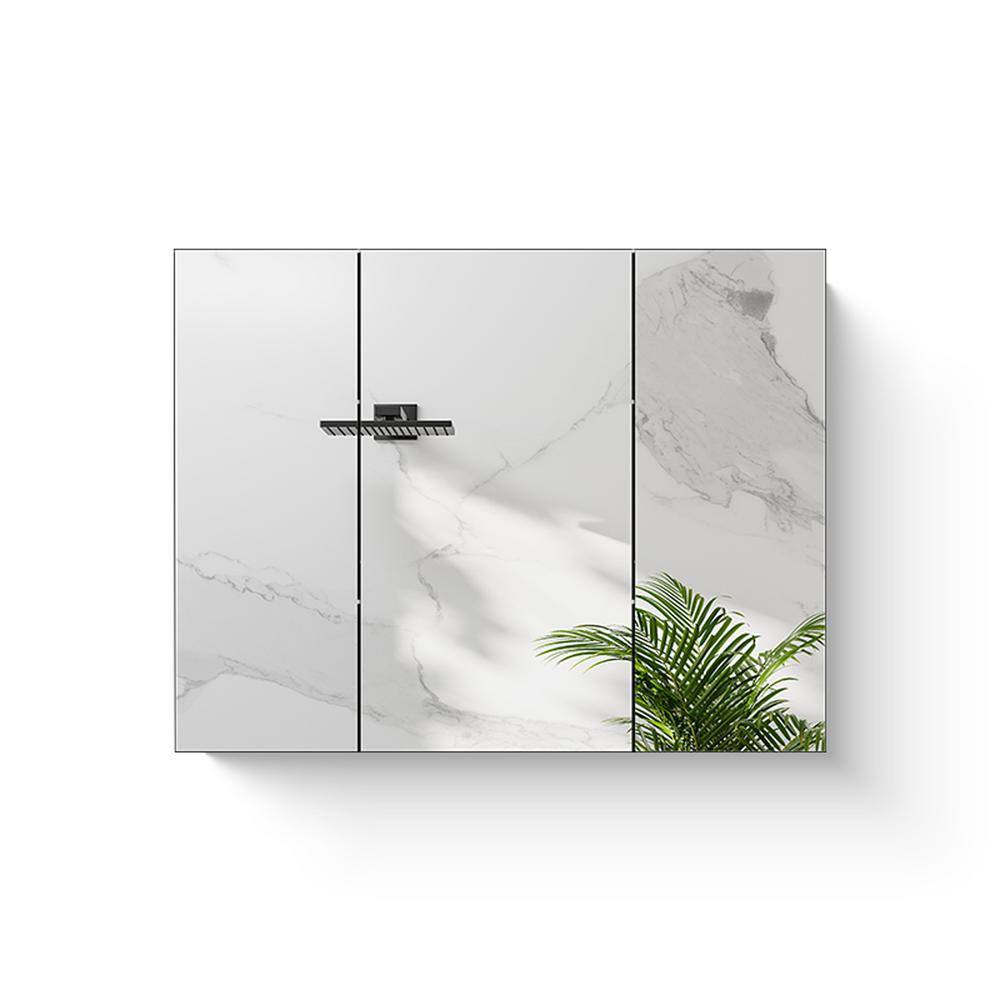 39.00 in. W x 28.00 in. H Rectangular Iron Medicine Cabinet with Mirror price history on PriceWatchPro
