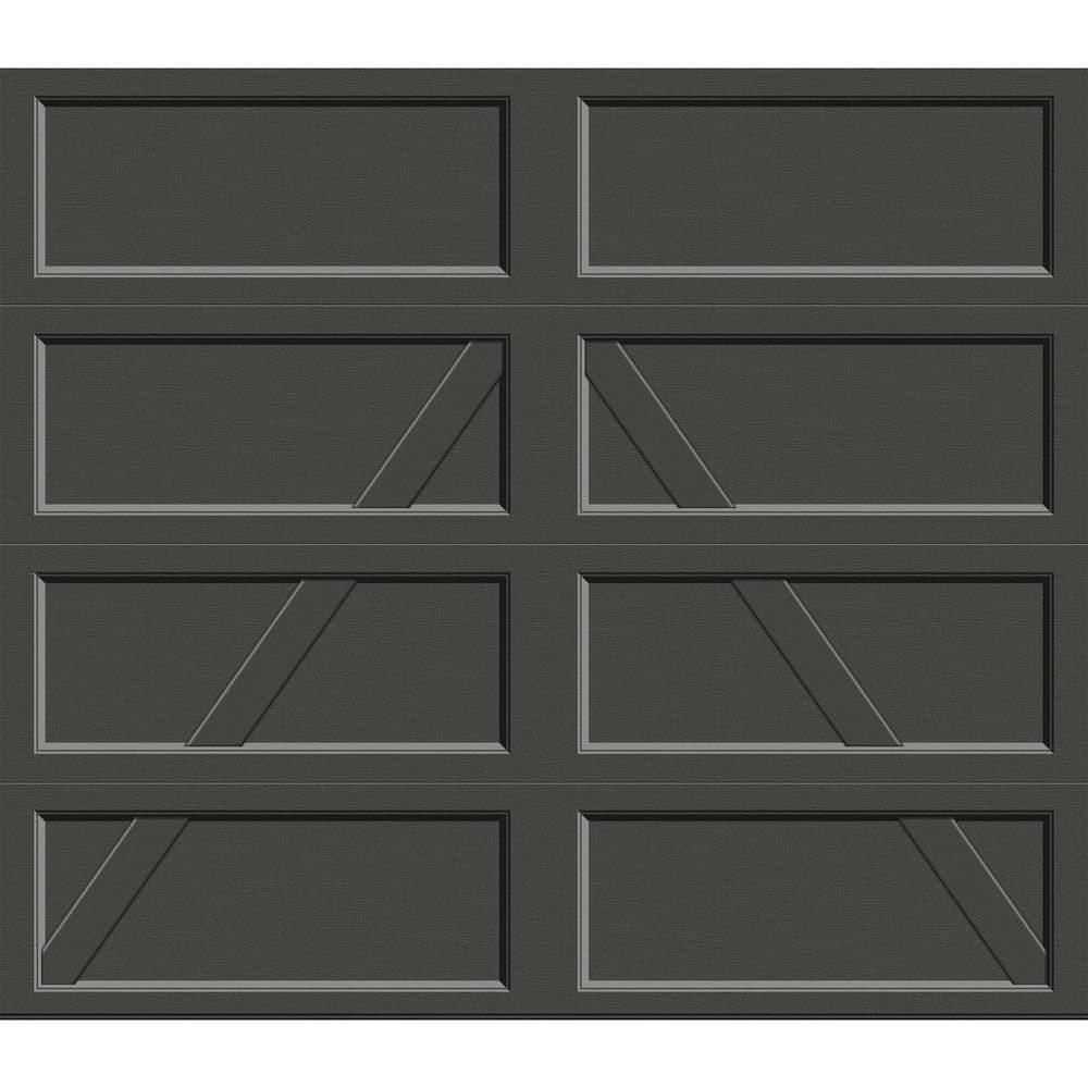 Bridgeport Steel Design A 8 ft. x 7 ft. Insulated 18.4 R-Value Iron Ore Garage Door without Windows price history on PriceWatchPro