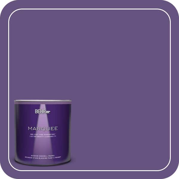 BEHR MARQUEE 1 qt. Home Decorators Collection #HDC-MD-25 Virtual Violet Eggshell Enamel Interior Paint & Primer
