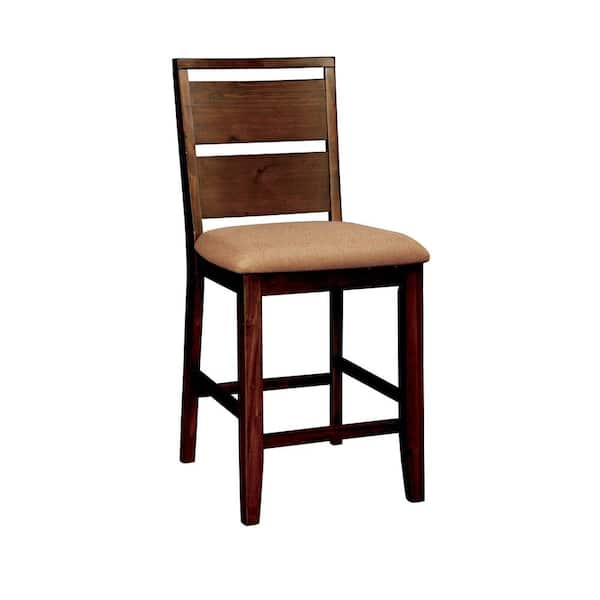 Dwayne II Dark Oak Industrial Style Counter Height Chair