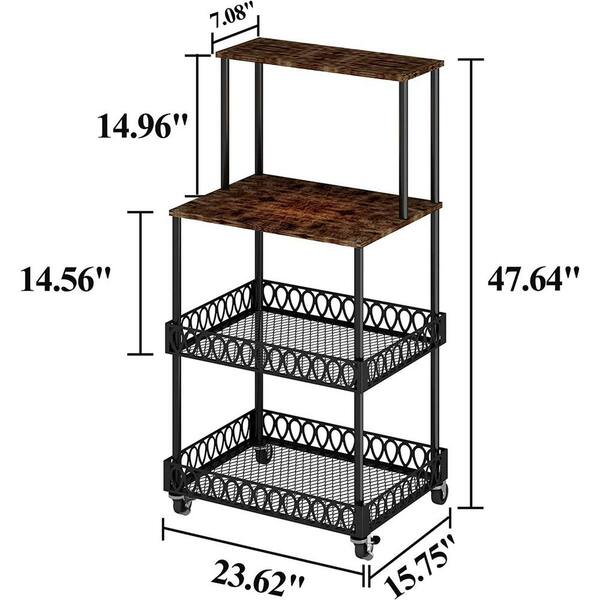 Kitchen Storage Rack Microwave Oven Rack Bread Machine Stand - Temu