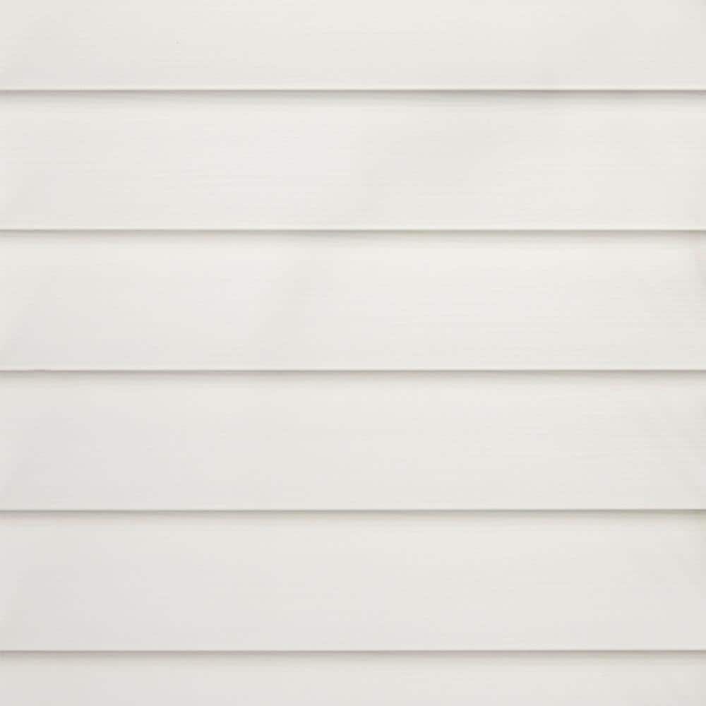 White Cordless Premium Faux Wood blinds with 2.5 in. Slats - 35 in. W x 48 in. L (Actual Size 34.5 in. W x 48 in. L)