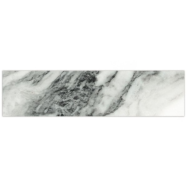 Merola Tile Touche Zebre 2-7/8 in. x 5-7/8 in. Porcelain Floor and Wall Take Home Tile Sample