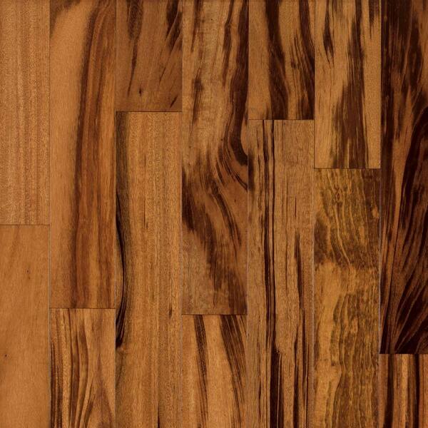 Bruce World Exotics Tigerwood Natural 3/8 in. Tx 4-3/4 in. Wx Random Length Engineered Hardwood Flooring (32.55 sq. ft./case)