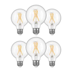 60-Watt Equivalent G25 Globe Dimmable 10% to 100% Edison LED Light Bulb 2700K Warm White (6-Pack)