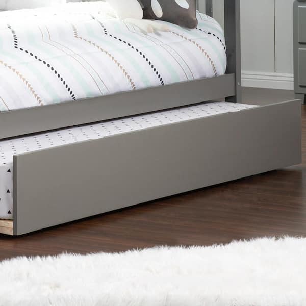 Urban Grey Trundle Full Bed