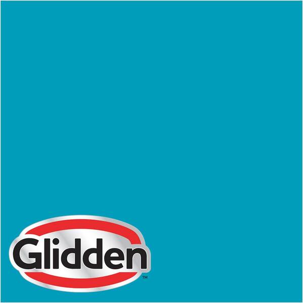 Glidden Premium 1 gal. #HDGB40U Mosaic Blue Semi-Gloss Interior Paint with Primer