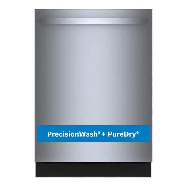 100 Series Premium 24 in. Stainless Steel Top Control Tall Tub Dishwasher with Hybrid Stainless Steel Tub, 46 dBA