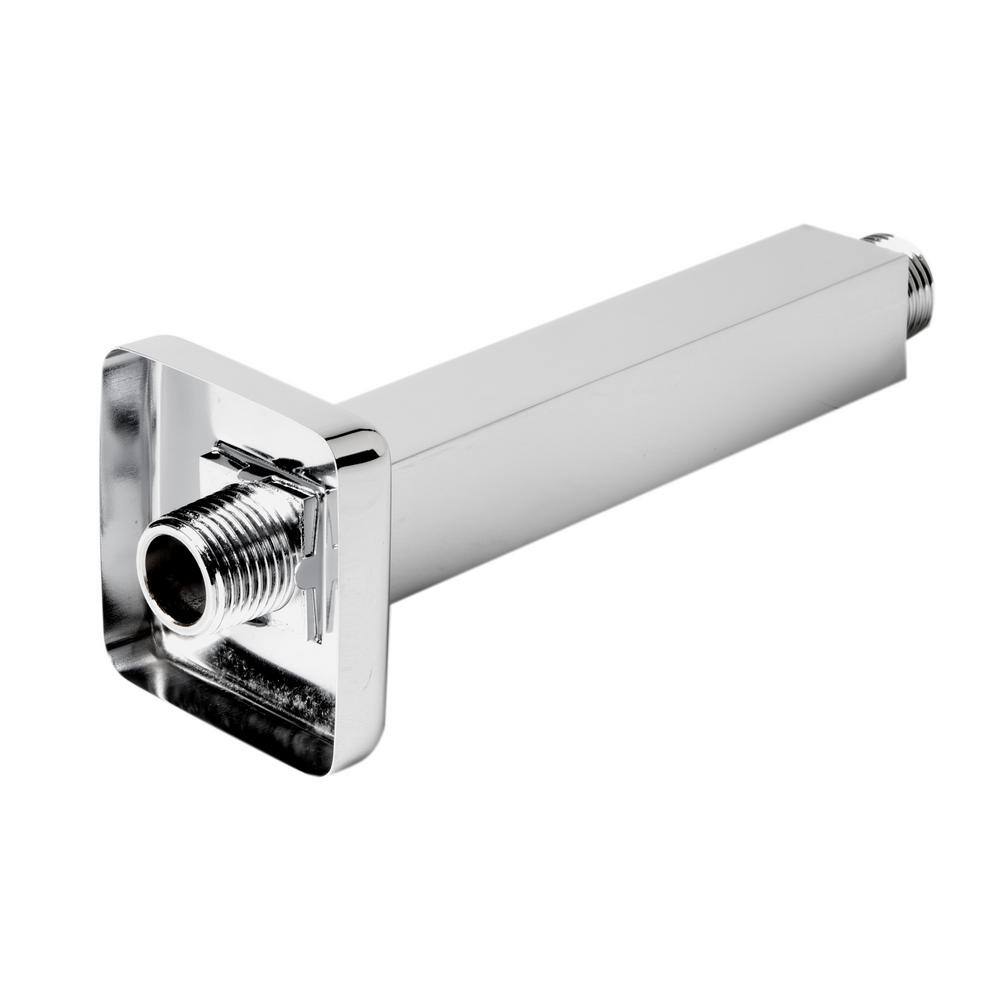Polished Chrome 6" Square Ceiling Shower Arm