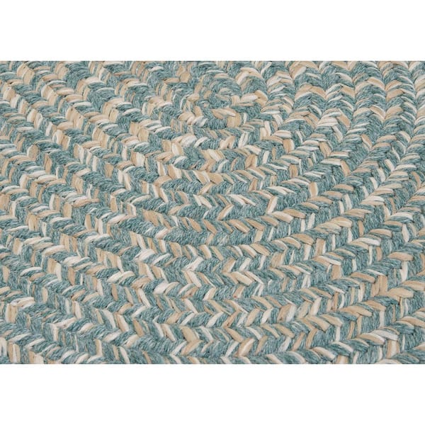 Cicero Teal  Doormat 2 ft. x 3 ft. Area Rug