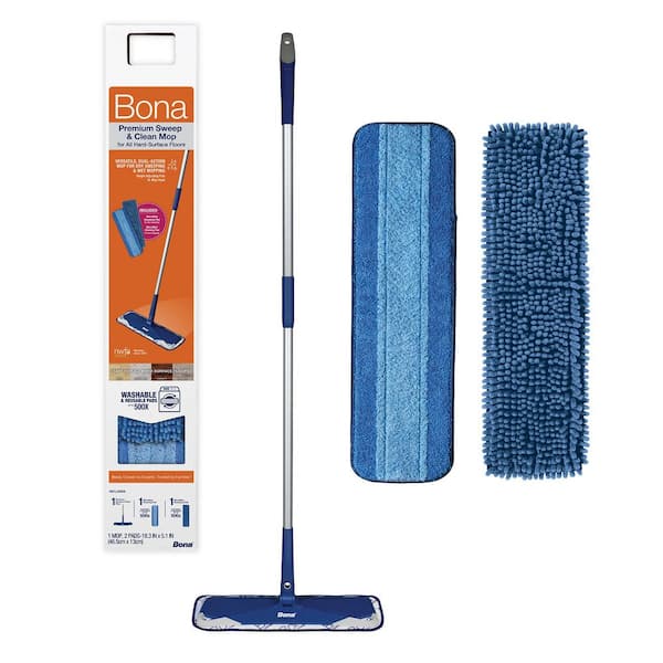 Premium Microfiber Hard Surface Mop and Duster