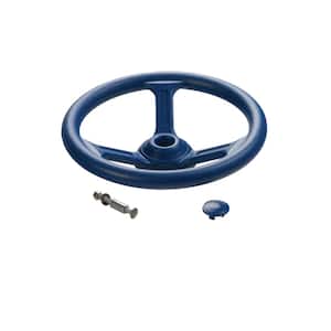 Plastic Playset Steering Wheel - Blue