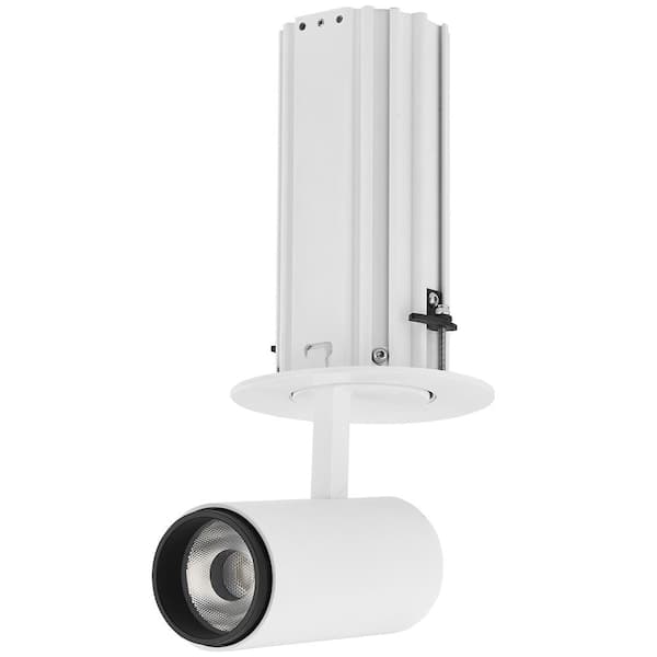 Telescopica 3.8 in. Adjustable Downlight New Construction 3000K 100-277V ETL Certified IC Rated LED Recessed Light White