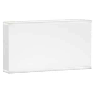 Emery 2-Light Matte White Integrated LED Wall Sconce