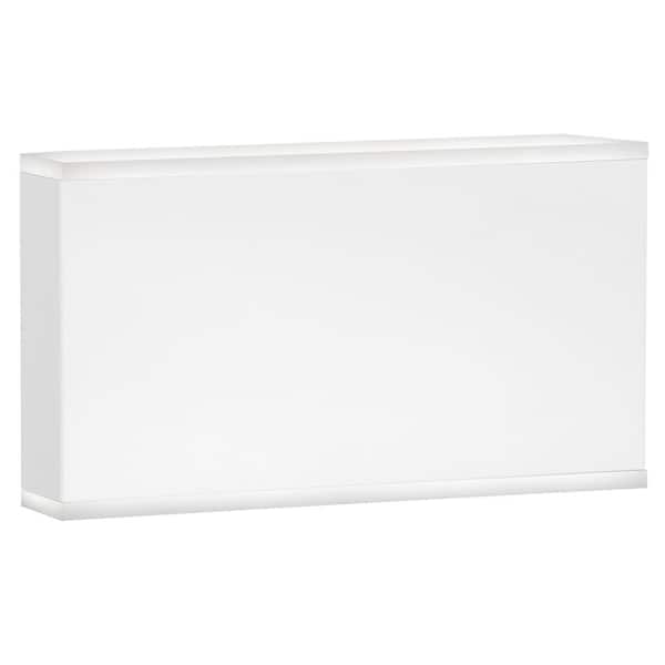 Dainolite Emery 2-Light Matte White Integrated LED Wall Sconce