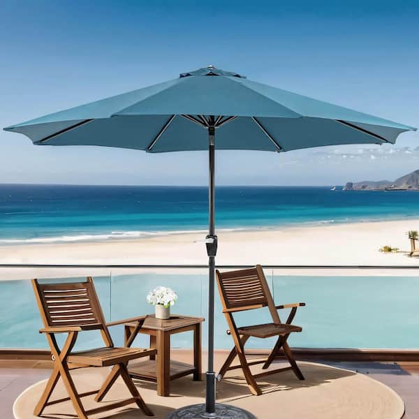 caribbean blue patio umbrella Joe 6 Ft The patio umbrella has 26 solar Cabana 9 ft. Patio Table