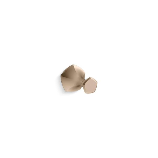 KOHLER Occasion Knob Robe Towel Hook in Vibrant Brushed Bronze