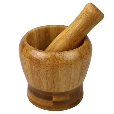 Fox Run 5.5 in. Granite Mortar and Pestle 6250 - The Home Depot