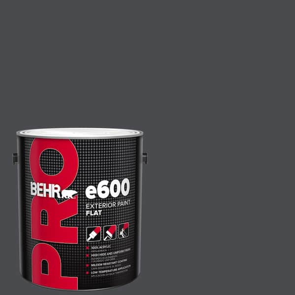 BEHR PRO 1 gal. #N500-7 Night Club Flat Exterior Paint