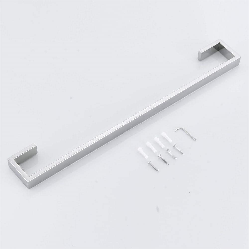 Polished Chrome Stainless Steel Wall Mounted Towel Bar