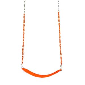 Tangerine Colored Deluxe Swing Belt and Chain