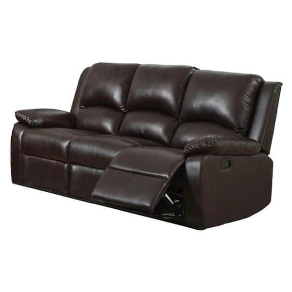 Rolled Arm Reclining Sofa, Faux Leather Furniture Reviews