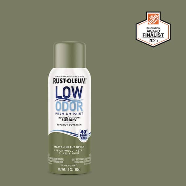 11 oz. Matte in The Green Low Odor Water-Based Spray