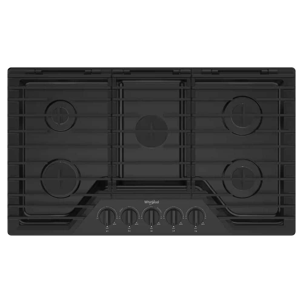 black-whirlpool-gas-cooktops-
